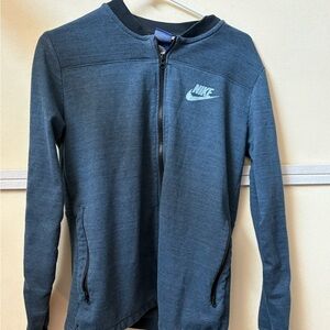 Nike Black and Blue Athletic Jacket